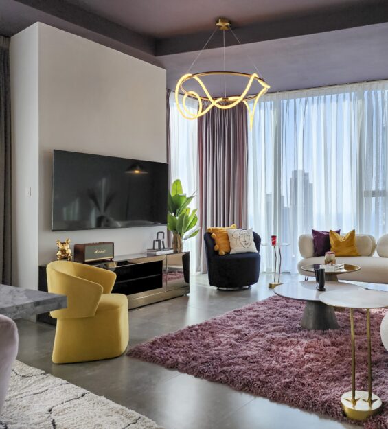 Residence apartment interiors in Dubai Marina