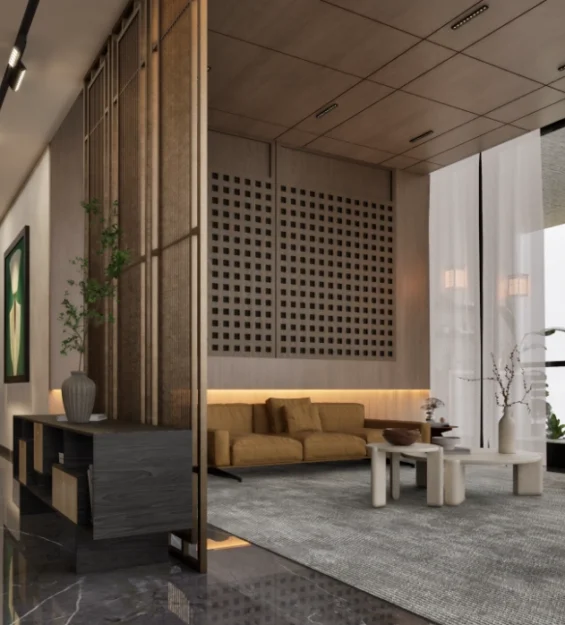 Japandi living room